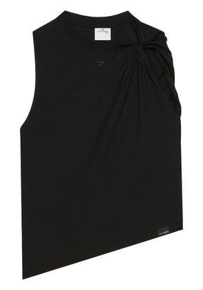 Courrèges twist tank top - Black