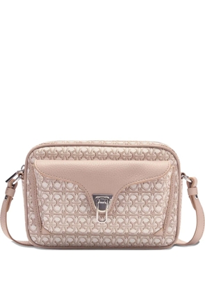 Coccinelle small Beat monogram crossbody bag - Pink