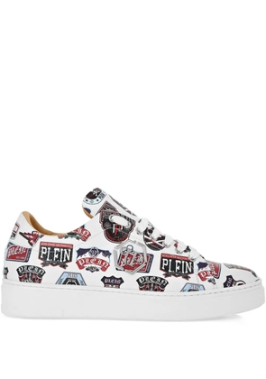Philipp Plein Carson Patches low-top sneakers - White