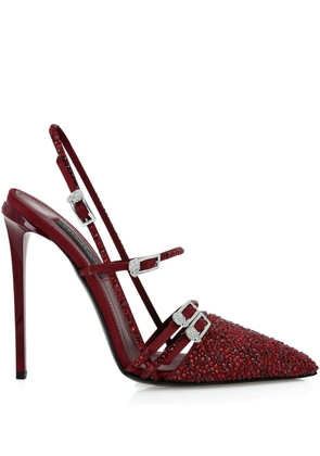 Philipp Plein multi-strap high-heel pumps - Red