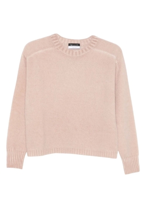 AROVESCIO crew-neck sweater - Pink