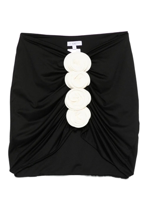 La Reveche Bouquet mini skirt - Black