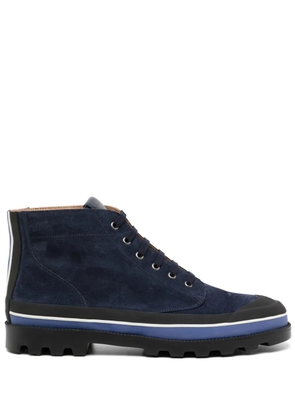 Valentino Garavani round toe boots - Blue