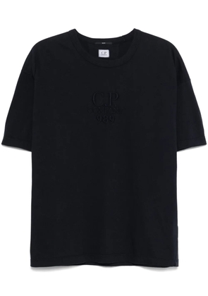 C.P. Company logo-embroidered T-shirt - Blue