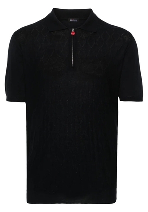 Kiton knitted polo shirt - Blue