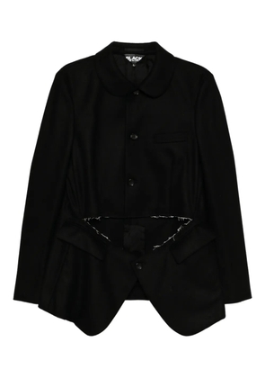 Black Comme Des Garçons cut-out blazer