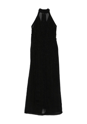 Alysi halterneck maxi dress - Black