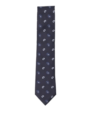 Zegna silk tie - Blue