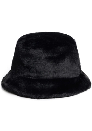 Apparis faux-fur bucket hat - Black