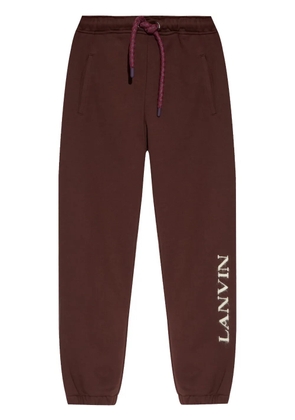 Lanvin logo-embroidered track pants