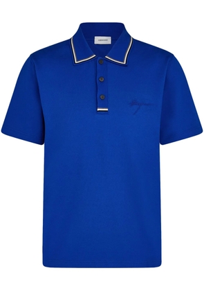 Ferragamo Signature polo shirt - Blue