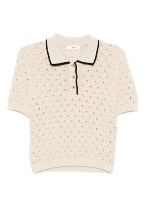 FRAME Bauble polo top - Neutrals