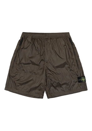 Stone Island elasticated-waistband bermuda shorts - Green