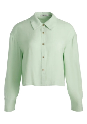 alice + olivia Finely button-down shirt - Green