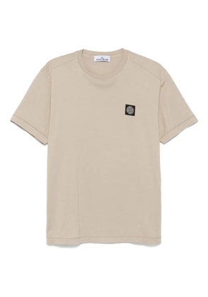 Stone Island Compass-patch T-shirt - Neutrals