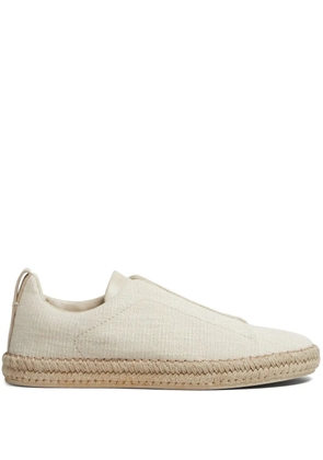 Zegna Triple Stitch slip-on espadrilles - Neutrals