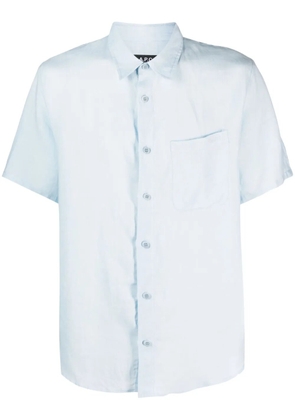 A.P.C. short-sleeve linen shirt - Blue