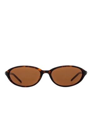 Chimi oval-frame sunglasses - Brown