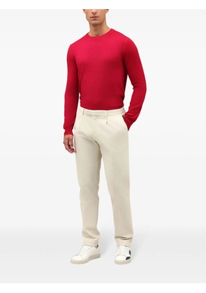Boglioli corduroy loose-fit trousers - White