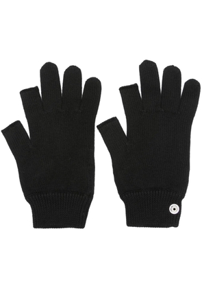 Rick Owens Touchscreen gloves - Black