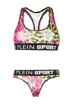 Plein Sport logo-underband lingerie set - Pink