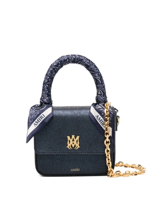 AMIRI scarf-handle tote bag - Blue