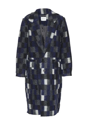 Henrik Vibskov brushed-finish coat - Blue