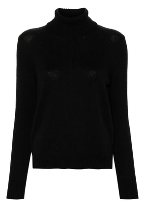 Blanca Vita ribbed-knit sweater - Black