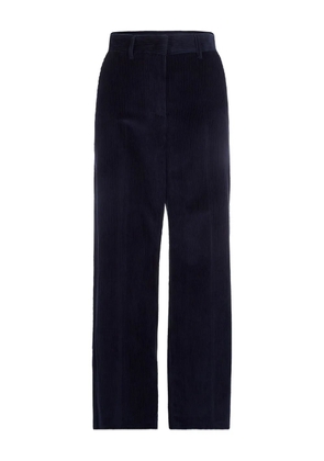 Max Mara corduroy straight-leg trousers - Blue