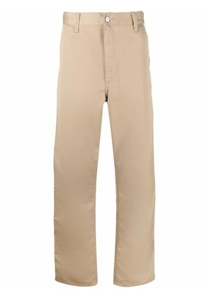 Carhartt WIP logo-patch straight trousers - Neutrals