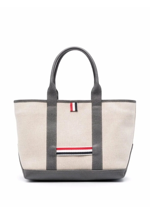 Thom Browne small tote bag - Neutrals