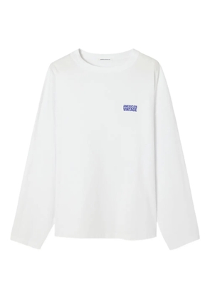 American Vintage Gixy long-sleeve T-shirt - White
