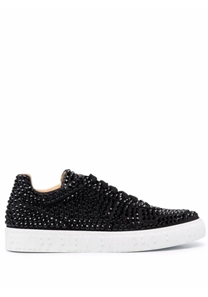 Philipp Plein King Power stud-embellished sneakers - Black