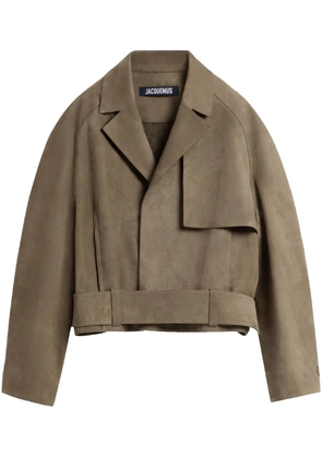 Jacquemus The Cabana leather jacket - Brown