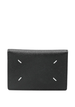 Maison Margiela textured stitch cardholder - Black