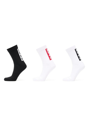 HUGO logo-print socks (pack of three) - White