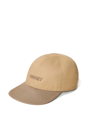 TWINSET logo hat - Neutrals