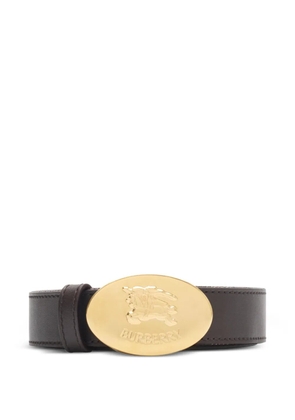Burberry check knight-stamp belt - Brown