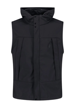 C.P. Company goggle-details sleeveless gilet - Black