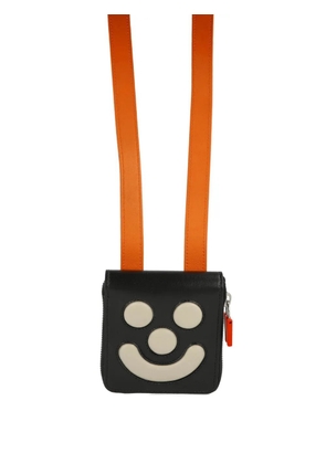 Walter Van Beirendonck Ghost leather wallet - Black