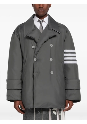 Thom Browne double-breasted coat - Grey