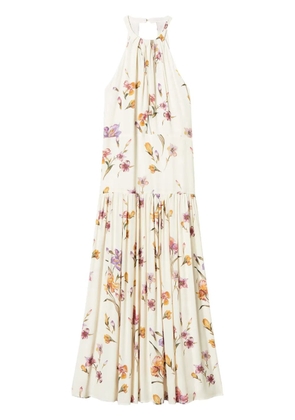 TWINSET floral-print crepe dress - White
