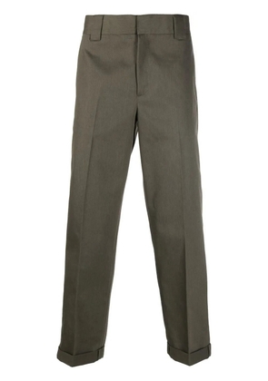 Golden Goose straight-leg cropped trousers - Green