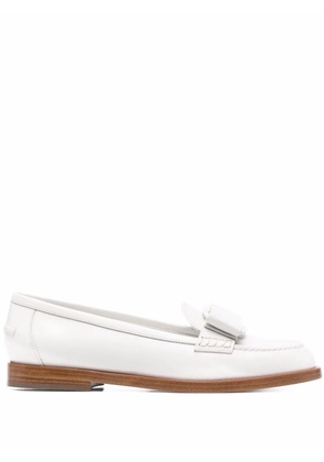 Ferragamo Viva bow-embellished loafers - White