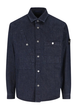 Stone Island cotton denim shirt - Blue