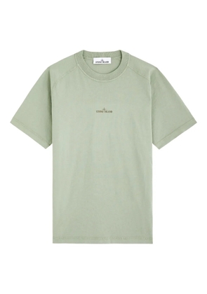 Stone Island small-logo raglan-sleeve T-shirt - Green