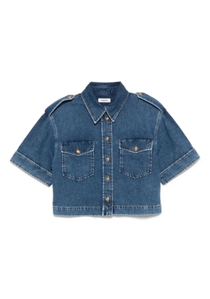 SANDRO cotton denim shirt - Blue