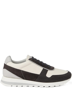Brunello Cucinelli suede panelled trainers - Neutrals