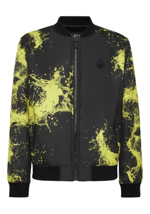 Plein Sport splash bomber jacket - Black