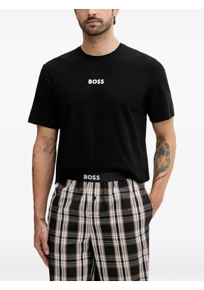 BOSS plaid-check pyjama set - Black